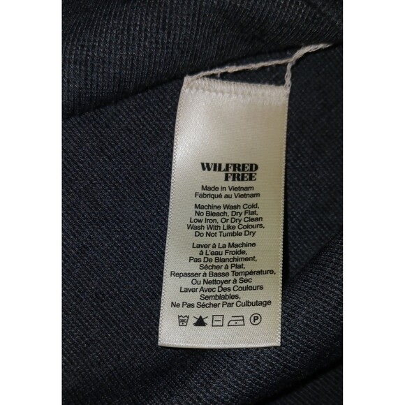 Aritzia Wilfred Free Knit Short Grey Dress Sz Small Womens Long Sleeves Classic - Picture 6 of 7